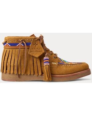 Polo Ralph Lauren Prl X Tópa Maka Omani Suede Boot - Brown