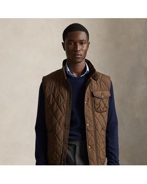 Polo Ralph Lauren The Beaton Quilted Utility Gilet - Brown