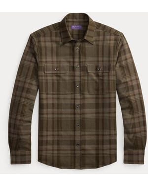 Ralph Lauren Kariertes Hemd Aus Twill - Grün
