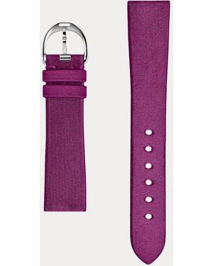 Ralph Lauren Rl 888 38 Mm Satin Watch Strap - Purple