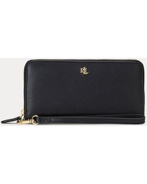 Ralph Lauren Pochette Continental in pelle - Nero