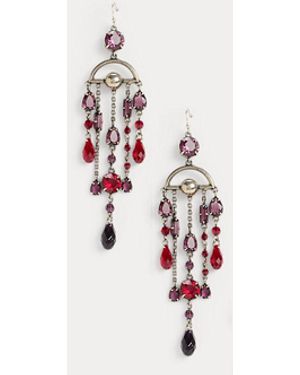 Ralph Lauren Victorian Gothic Chandelier Earrings - White