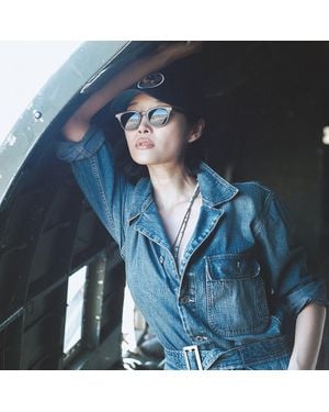 RRL Mono De Denim Índigo - Azul