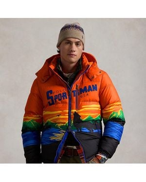Polo Ralph Lauren The Gorham Polo Sportsman Down Jacket - Red