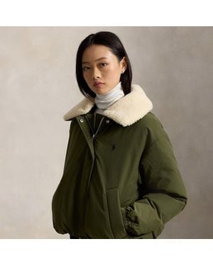 Polo Ralph Lauren High-Pile-Collar Down Puffer Jacket - Green