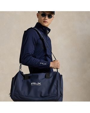 Ralph Lauren Embroidered Logo Golf Boston Bag - Blue
