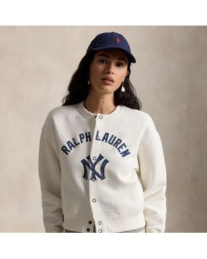 Polo Ralph Lauren Polo Ralph Lauren Lauren Yankees Cardigan - White