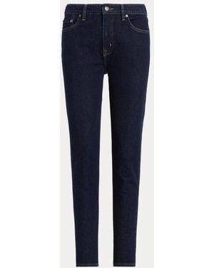 Ralph Lauren High-Rise Skinny Jean - Blue