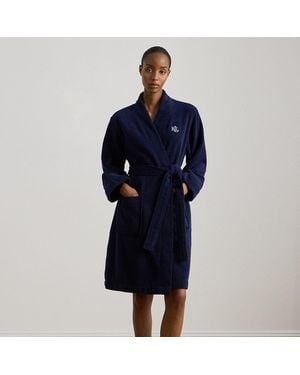 Ralph Lauren Bata De Rizo De Algodón - Azul