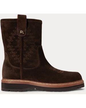 Polo Ralph Lauren Alpine Suede Pull-On Boot - Brown