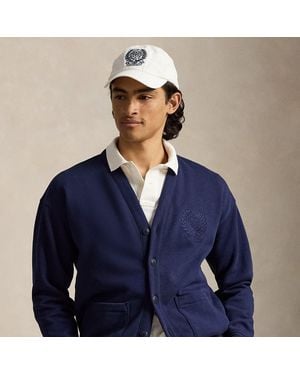 Polo Ralph Lauren Relaxed-Fit Cardigan Wimbledon - Blau