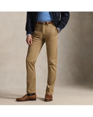 Polo Ralph Lauren Bedford Stretch Straight Fit Trousers - Brown