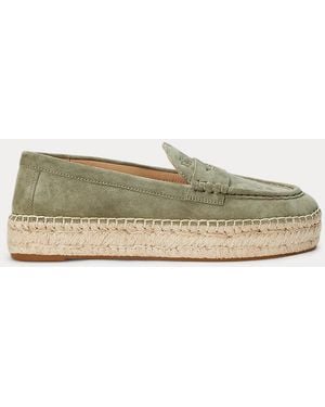 Ralph Lauren Espadrillas a mocassino Luize - Verde