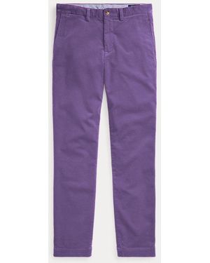 Polo Ralph Lauren Straight-Fit Kordsamthose Mit Stretch - Lila