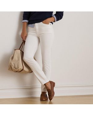 Ralph Lauren High-Rise Skinny Ankle Jean - White