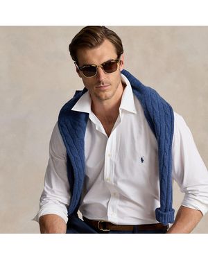 Ralph Lauren Stretch Poplin Shirt - Blue