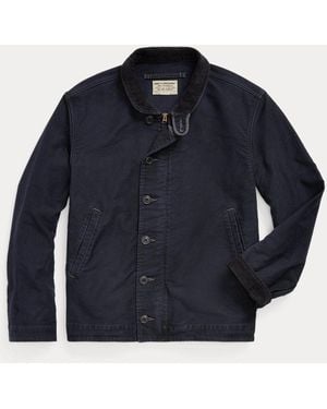 RRL Jungle Cloth Deck Jacket - Blue