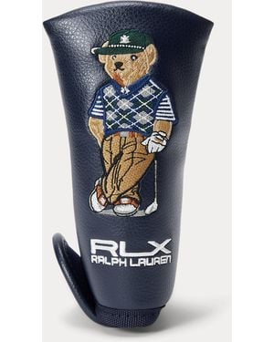 Ralph Lauren Embroidered Logo Golf Putter Headcover - Blue