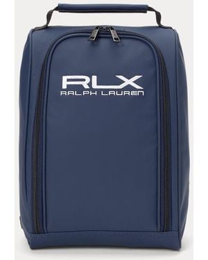 Ralph Lauren Embroidered Logo Golf Shoe Bag - Blue