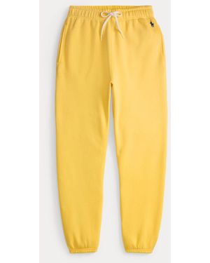 Polo Ralph Lauren Fleece Drawstring Tracksuit Bottoms - Yellow