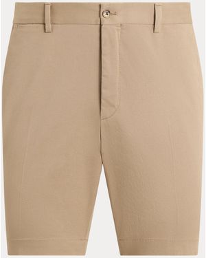 Ralph Lauren Short Fait Main En Chino Stretch - Neutre
