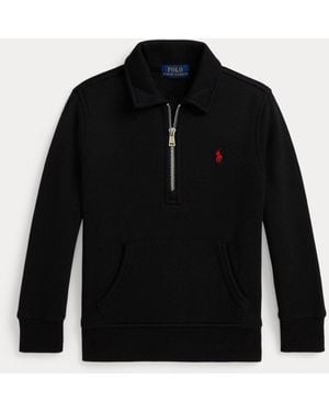 Polo Ralph Lauren Ralph Lauren Boy's Fleece Quarter-Zip Pullover - Black