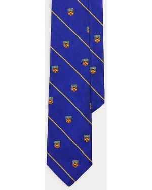 Polo Ralph Lauren Striped Silk Repp Club Tie - Blue