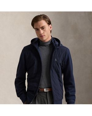 Polo Ralph Lauren Hybrid Full-Zip Hoodie - Blue