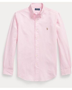 Polo Ralph Lauren Custom Fit Seersucker Oxford Shirt - Pink