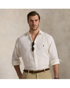 Polo Ralph Lauren Big & Tall - Linen Shirt - White