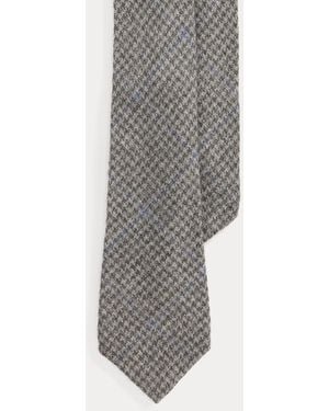 Ralph Lauren Wollkrawatte Mit Hahnentritt-Karomuster - Grau