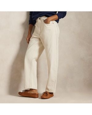 Ralph Lauren Relaxed Tapered Jean - Natural