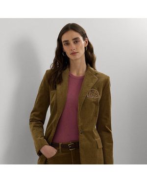 Ralph Lauren Ralph Lauren Bullion Corduroy Blazer - Brown