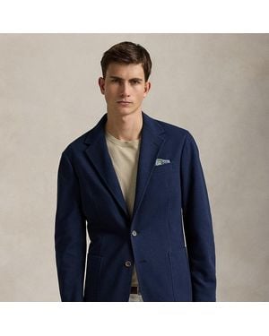 Polo Ralph Lauren Giacca Polo Soft in piqué Modern-Fit - Blu
