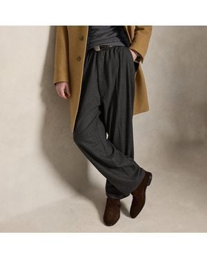 Polo Ralph Lauren Relaxed Fit Wool Easy Trouser - Grey