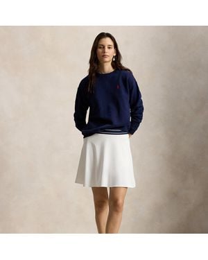 Ralph Lauren Stretch-Interlock Flared Long Skort - Blue