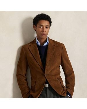 Polo Ralph Lauren Die Wildlederjacke Rl67 - Braun