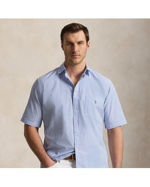 Polo Ralph Lauren Rl Prepster Striped Seersucker Shirt - Blue