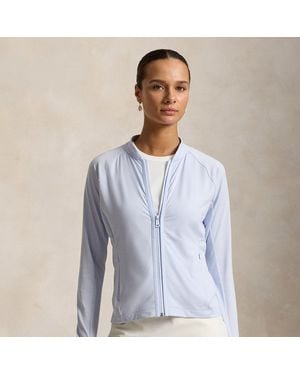 Ralph Lauren Stretch Jersey Zip Jacket - Blue