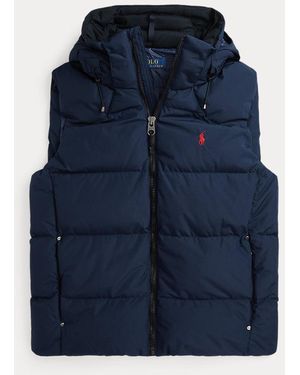 Polo Ralph Lauren Quilted Down Hooded Gilet - Blue