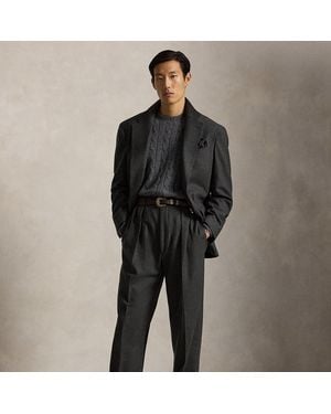 Ralph Lauren Heyworth Flannel Suit Trouser - Gray