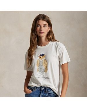 Polo Ralph Lauren Polo Bear Cotton Jersey T-Shirt - White