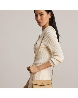 Ralph Lauren Crossbodytas Met Reliëf En Polsbandje - Naturel