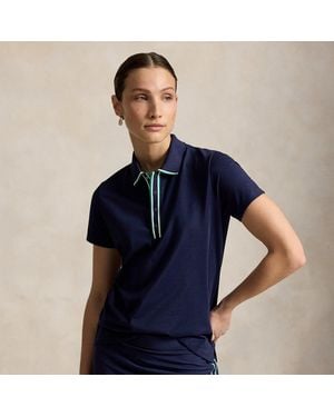 Ralph Lauren Tailored Fit Jersey Polo Shirt - Blue