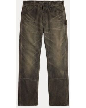 RRL Engineer Fit Canvas Carpenter Trouser - Grey