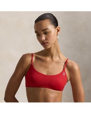 Polo Ralph Lauren Embroidered Pony Bikini Top