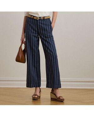 Ralph Lauren Pantaloni corti a righe a spina di pesce - Blu