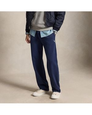 Ralph Lauren Loopback Fleece Drawstring Pant - Blue