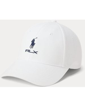 Ralph Lauren Embroidered Logo Ball Cap - White