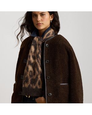 Ralph Lauren Ocelot-Motif Scarf - Brown